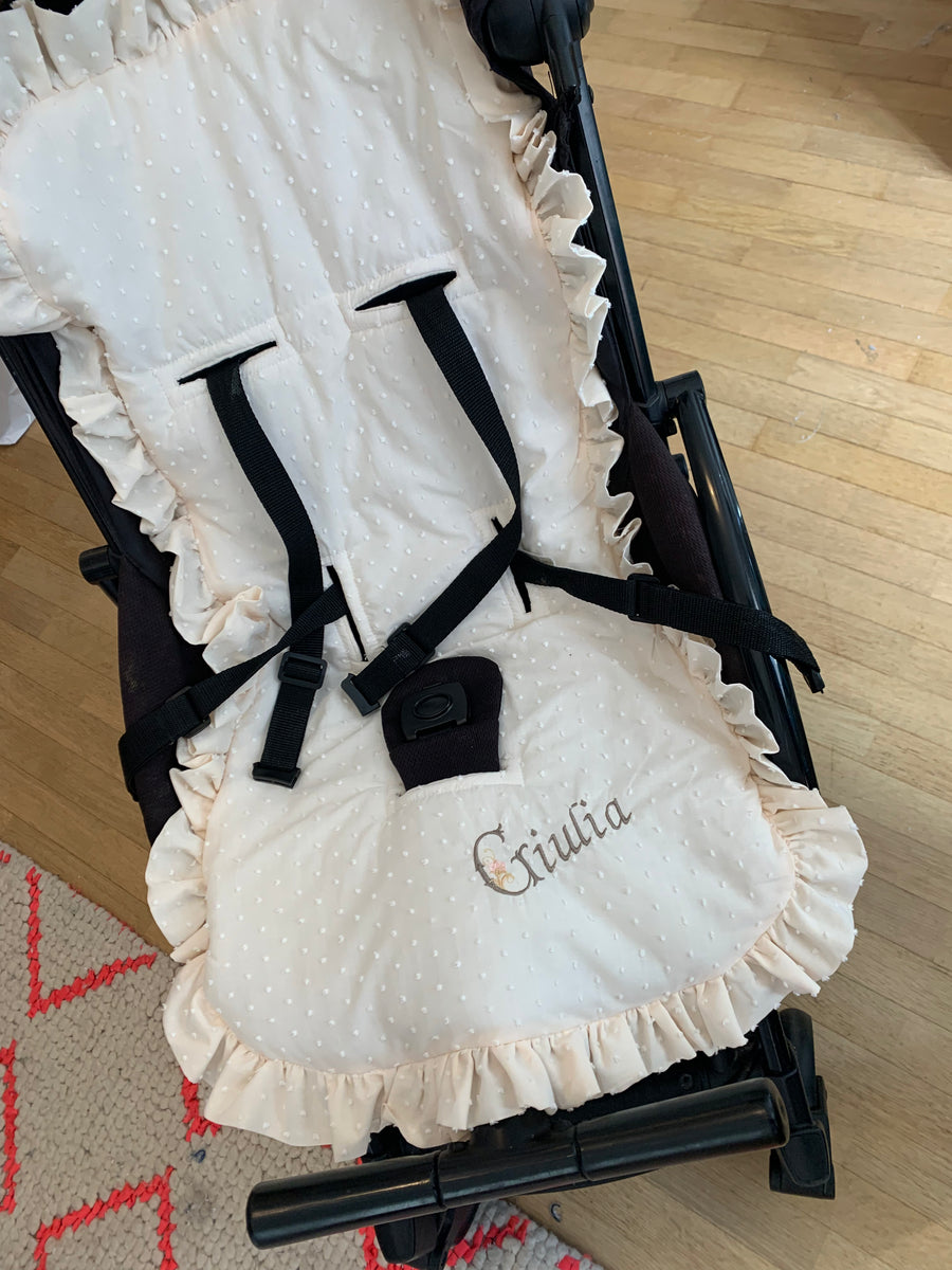 Matelas de poussette universel ou avec barre centrale Grenadine