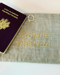 Porte passeport famille